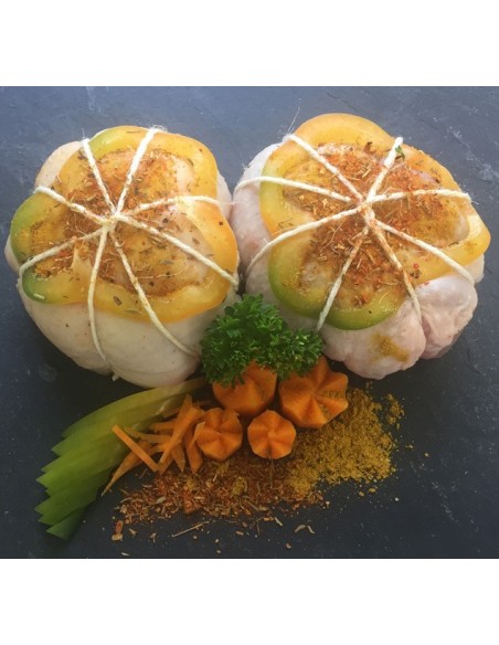 Cuisse de Chapon en melon farcie au Foie gras - Fait Maison