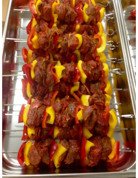 Brochettes Boeuf Aubrac Plein Soleil - LS - Condt par 1Kg