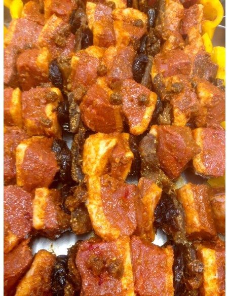 Kit Brochettes de Gigot d'Agneau marinées