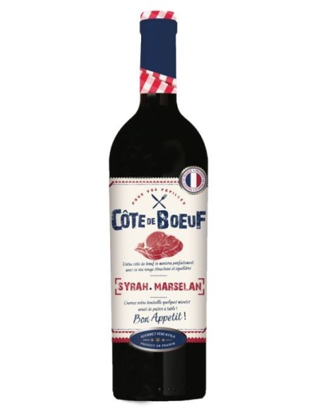 Cote de Bœuf - Vin de Pays d'Oc Rouge - 75CL