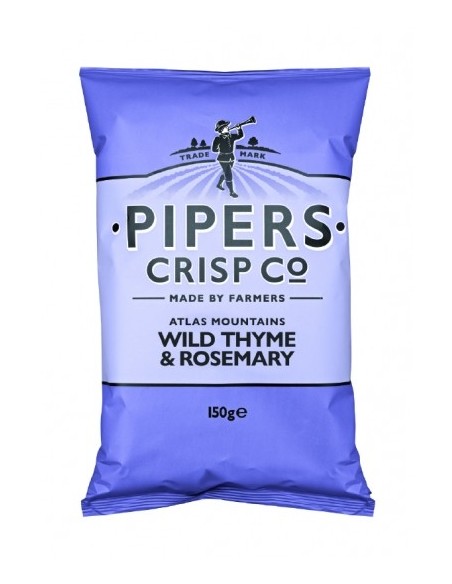 Pipers crips wild thyme and rosemary - 150gr