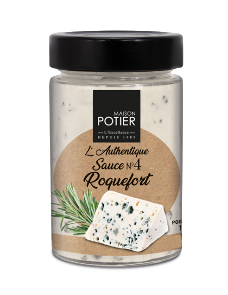 Sauce au Roquefort - Christian Potier - 180gr Sauce au Roquefort - Christian Potier - 180gr