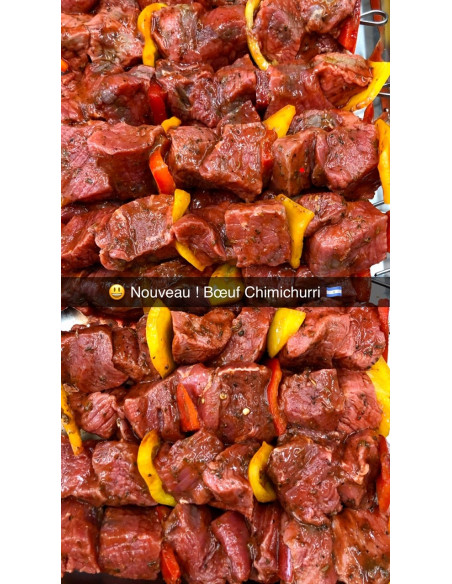 Brochettes de Boeuf Chimichurri