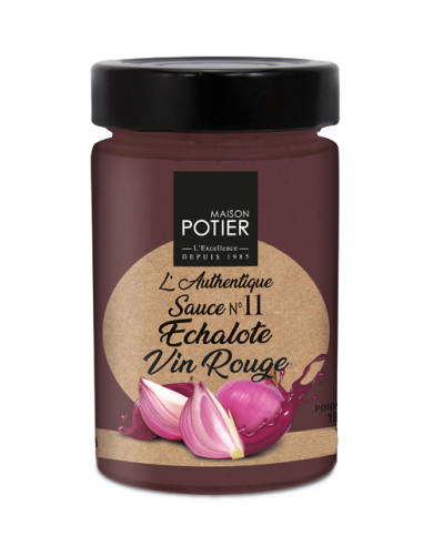 Sauce Echalotte Vin Rouge - Christian Potier - 180gr