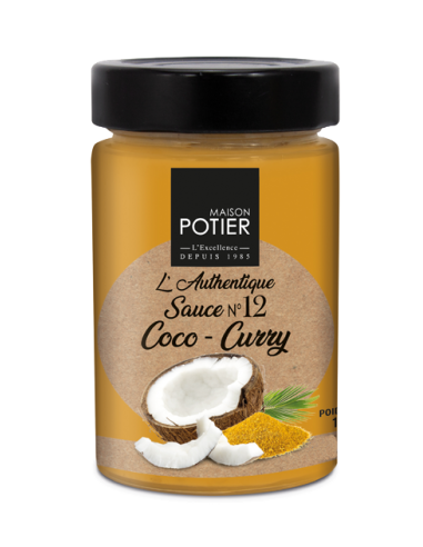 Sauce Coco Curry - Christian Potier - 180 gr