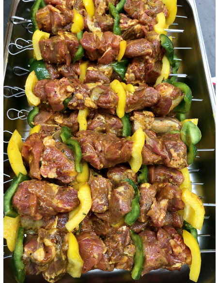 Kit Brochettes de Gigot d'Agneau marinées