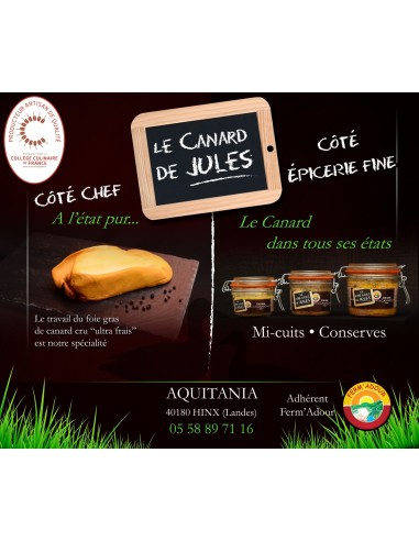 Foie Gras entier IGP des Landes - Bocal de 180gr