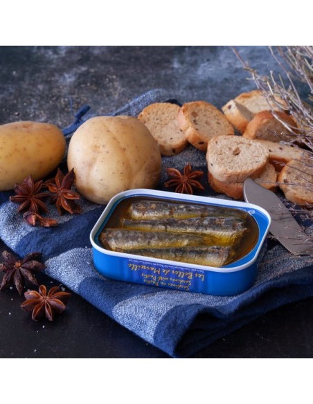 Mini sardines pour apéritif- Berthe - 90gr Mini sardines pour apéritif- Berthe - 90gr