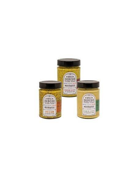 Moutarde aux herbes de provence 200 gr - Olive et Marius