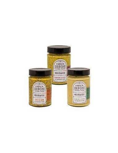 Moutarde aux herbes de provence 200 gr - Olive et Marius