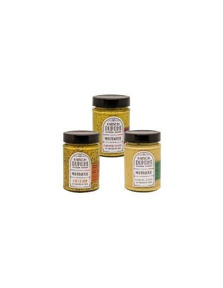 Moutarde aux herbes de provence 200 gr - Olive et Marius