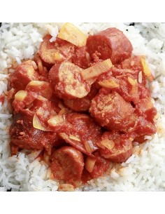 Rougail Saucisse Réunionnais - Riz - Rayon traiteur