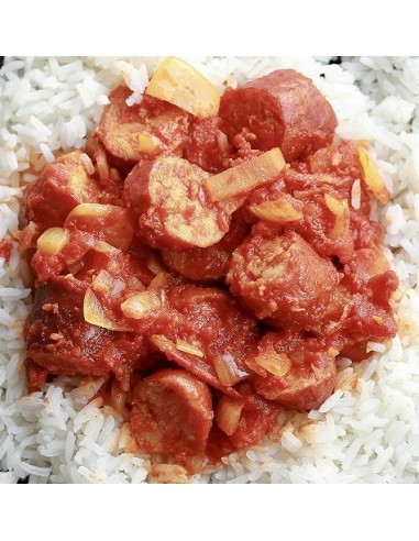 Rougail Saucisse Réunionnais - Riz - Rayon traiteur