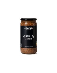 Lentilles vertes au naturel 660gr - EDERKI