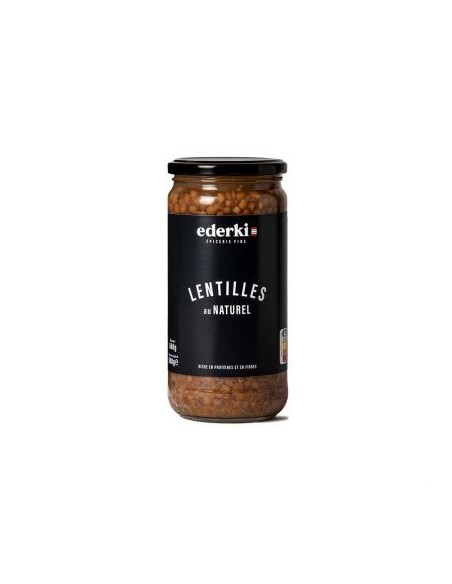 Lentilles vertes au naturel 660gr - EDERKI Lentilles vertes au naturel 660gr - EDERKI