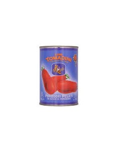 Tomates pelées au jus de tomate 400 gr - Luigi Tomadini -