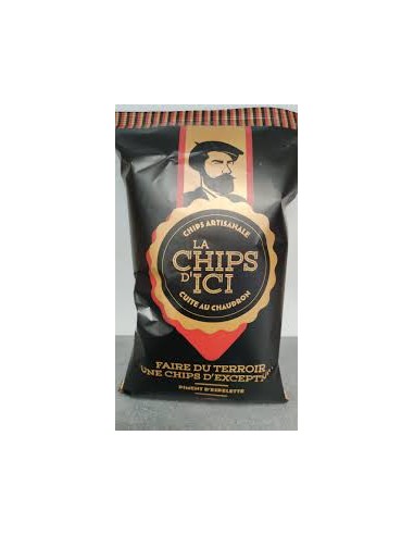 Chips au piment d'Espelette - La chips d'ici - 125gr