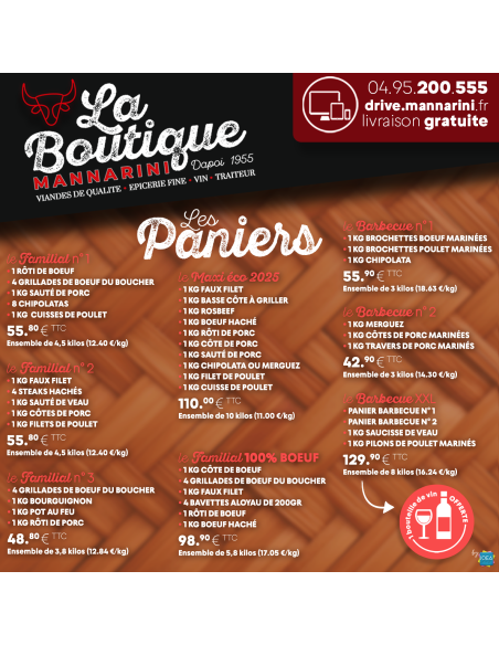 Panier Maxi-Eco pour 12€ le Kg!