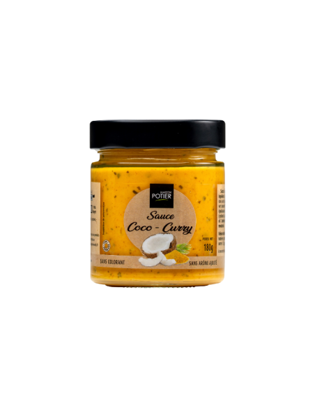 Sauce Curry Coco - Christian Potier - 180gr
