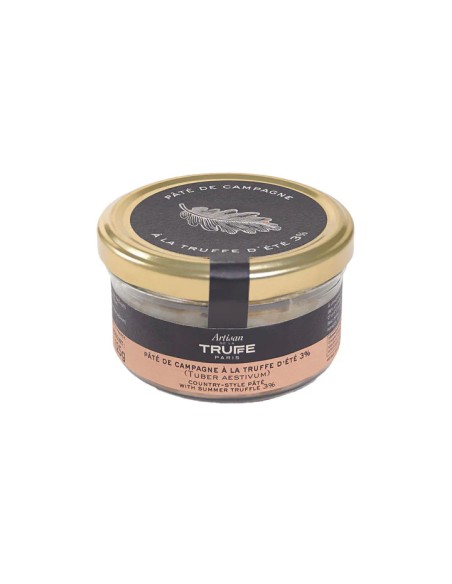 Paté de campagne à la truffe d'été 3% - Artisan de la truffe