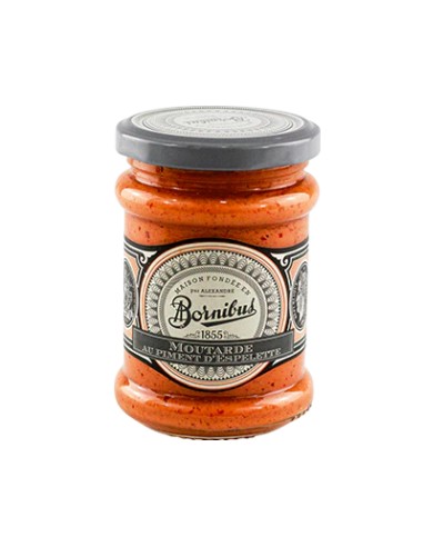 Moutarde au piment d'espelette - BORNIBUS -