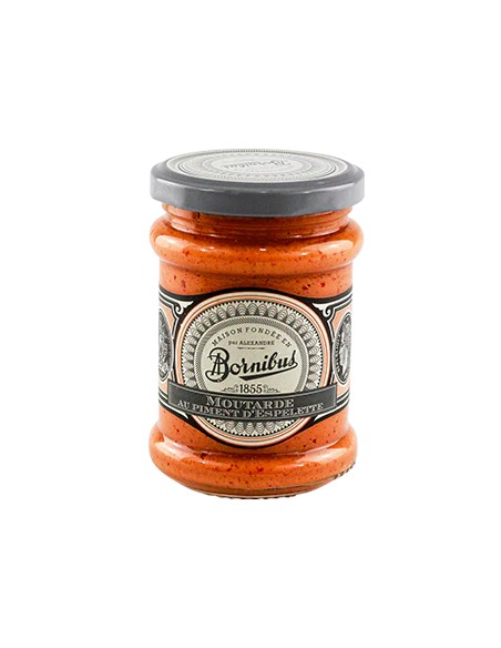 Moutarde au piment d'espelette - BORNIBUS -