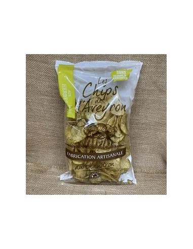 Chips de l'Aveyron aux herbes 125 gr