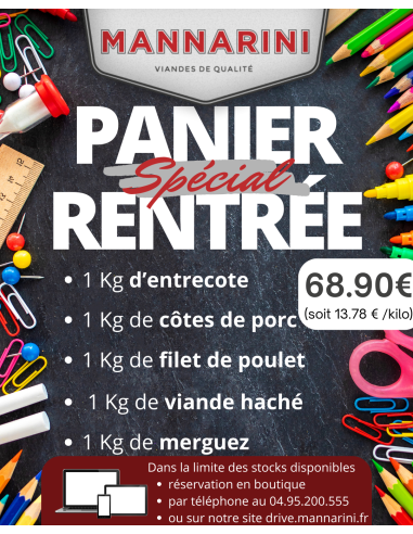 Panier Spécial Rentrée du 28/08 au 06/09/2025