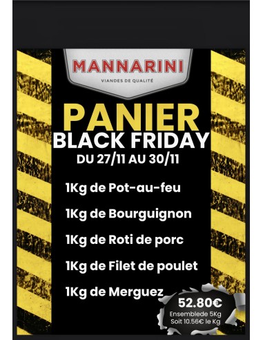 Panier Black Friday