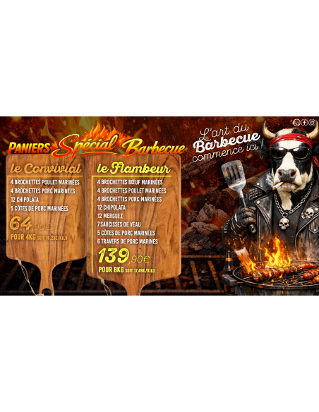 Panier BBQ "Le Flambeur"