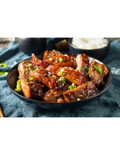 Roti de porc a la Chinoise - Riz