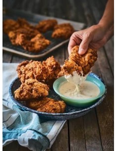Crispy Chicken - Sauce Fromagère - Riz blanc