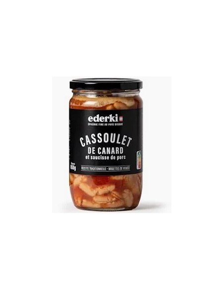 Cassoulet de Canard 650gr - EDERKI