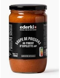 Soupe de poissons au piment d'espelette AOP 720 gr - EDERKI