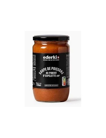 Soupe de poissons au piment d'espelette AOP 720 gr - EDERKI