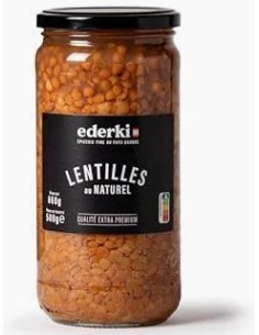 Lentilles au naturel 660 gr - EDERKI