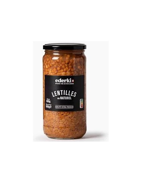Lentilles au naturel 660 gr - EDERKI